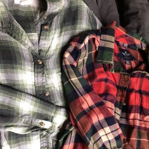 2 AE flannels